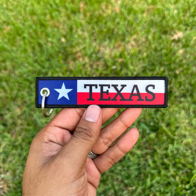 Texas Flag Keychain