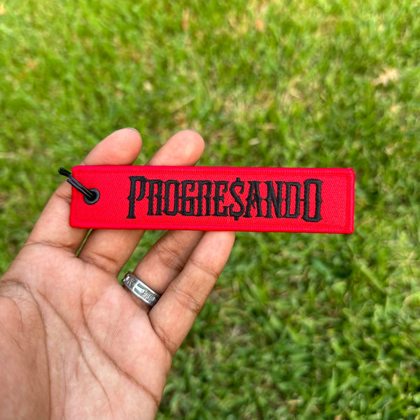 Red PROGRE$ANDO Keychain