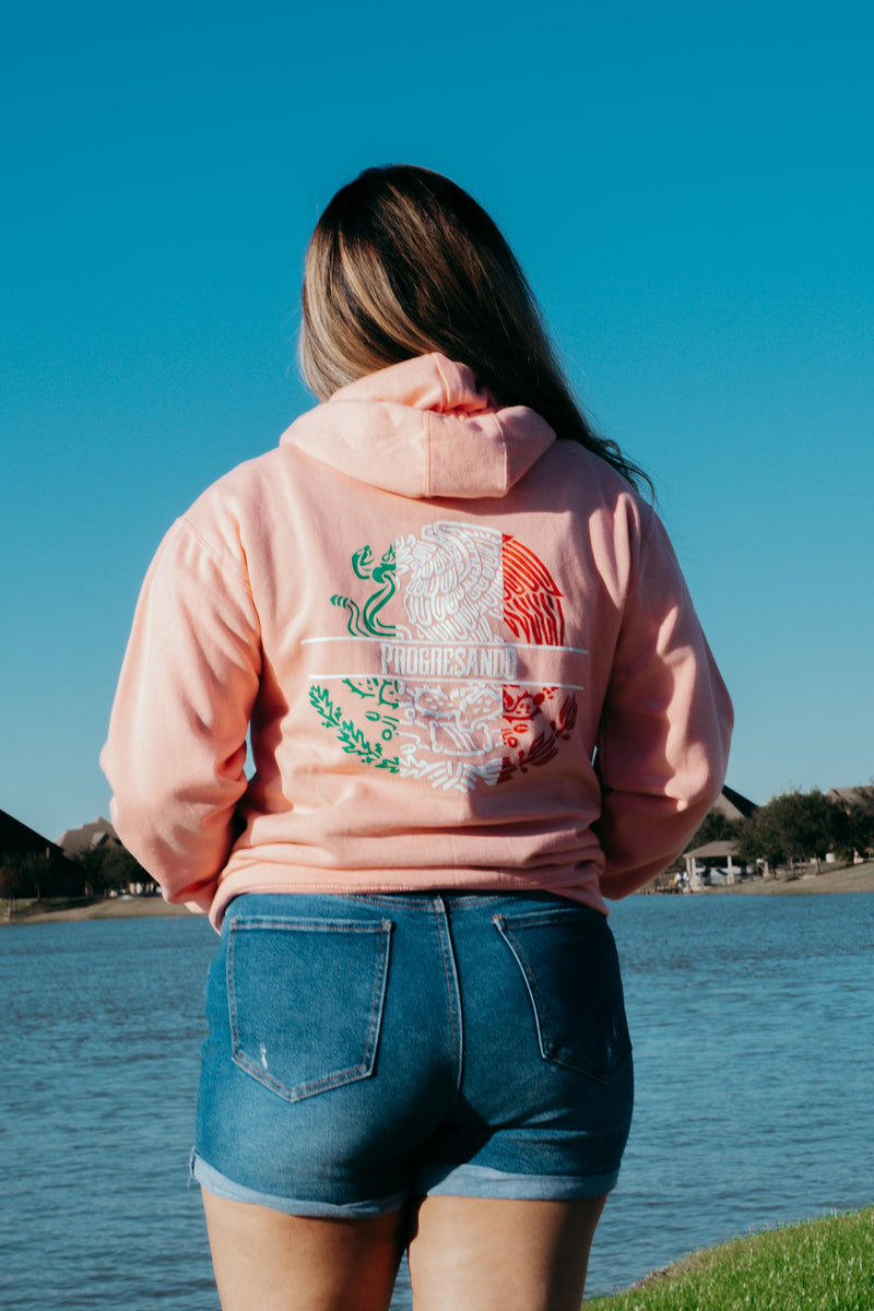 Pink PROGRE$ANDO Mexico Hoodie