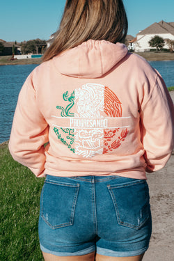 Pink PROGRE$ANDO Mexico Hoodie