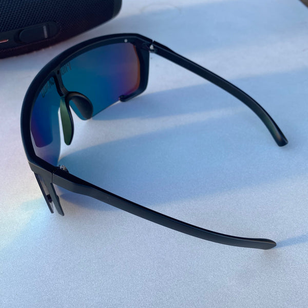 PROGRE$ANDO Holographic Black Sunglasses