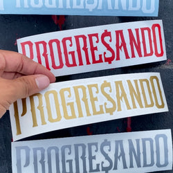 2 Gold PROGRE$ANDO Decals